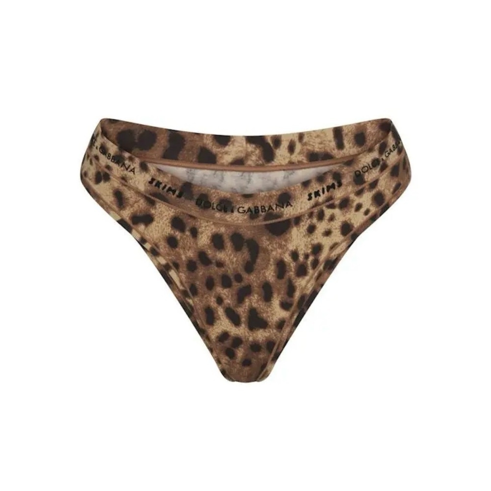 Dolce & Gabbana x SKIMS Leopard Briefs – Size XS – NWT